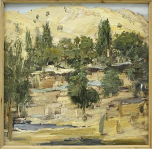 Кишлак. Этюд. Р. Гаглоева. 2013