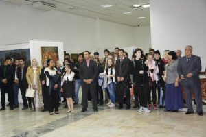 На открытии выставки