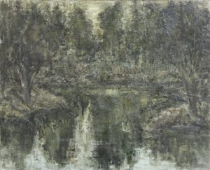 Озеро в горах. Р.Гаглоева