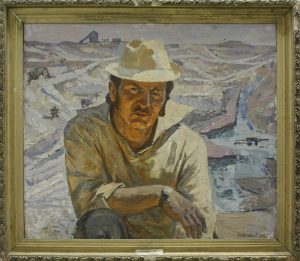 Портрет прораба Гатеева. Р. Гаглоева. 1974