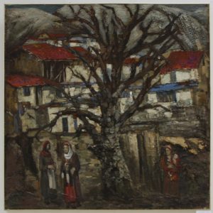 У карагача. Р.Гаглоева. 1989-1990